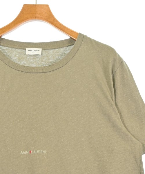 SAINT LAURENT PARIS（サンローランパリ）Tシャツ・カットソー カーキ サイズ:S メンズ/2200698483101