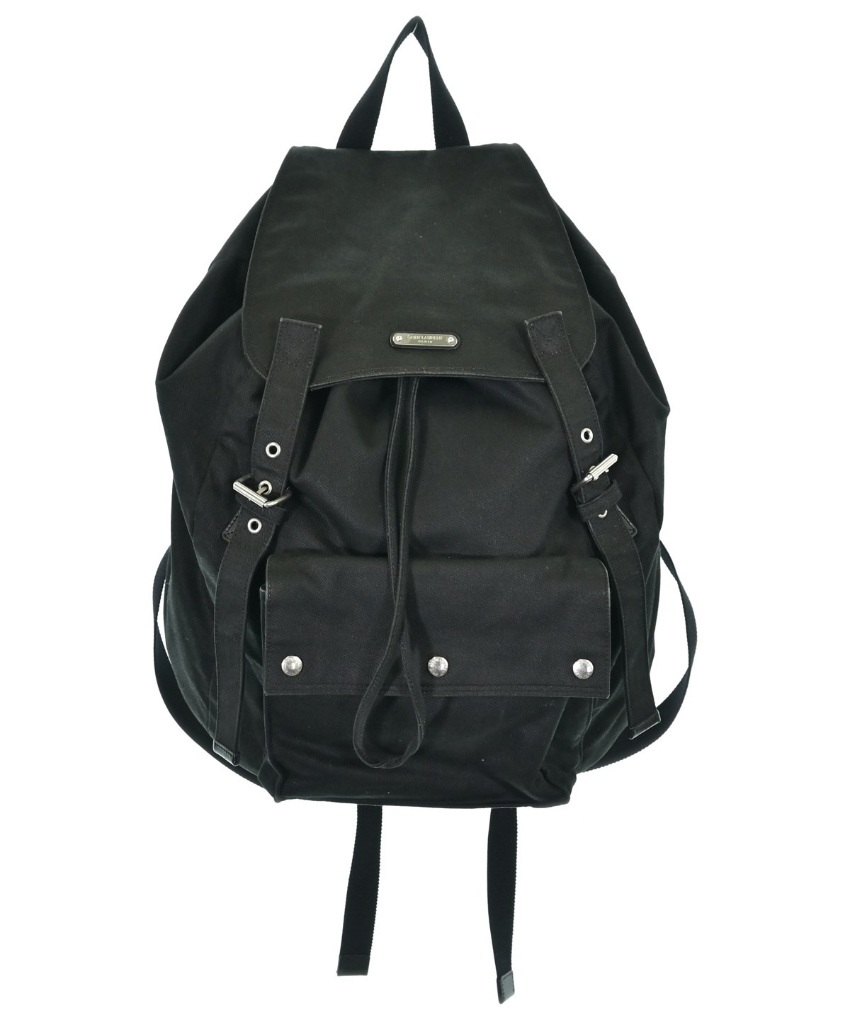 SAINT LAURENT PARIS バックパック・リュック - 黒 【古着】【中古】 SAINT LAURENT PARIS（サンローランパリ）バックパック・リュック 黒