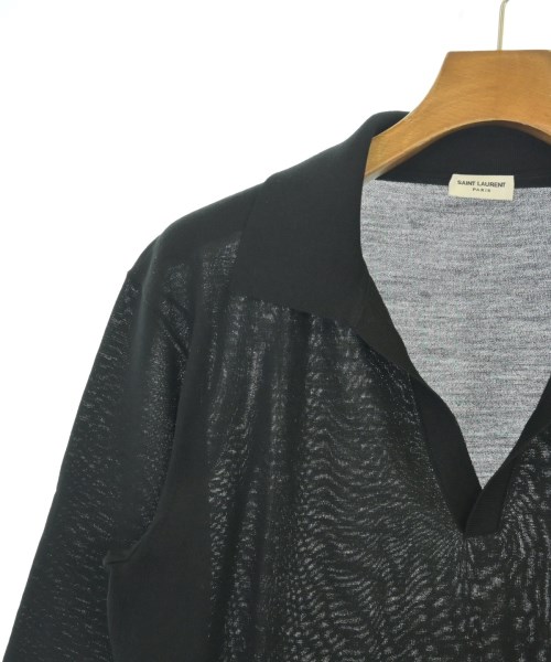 SAINT LAURENT PARIS（サンローランパリ）ニット・セーター 黒 サイズ:S メンズ/2200700214037