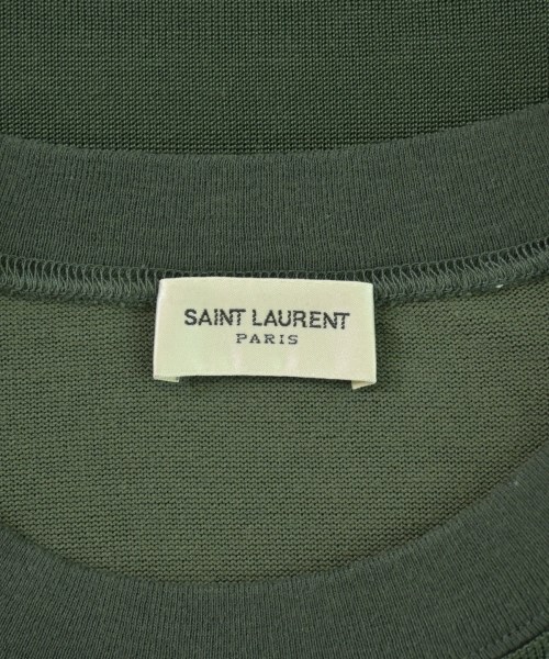SAINT LAURENT PARIS（サンローランパリ）Tシャツ・カットソー 緑 サイズ:XL メンズ/2200700508037