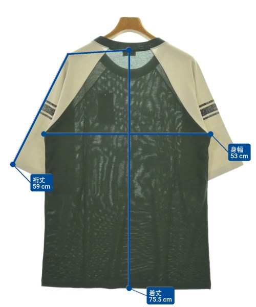 SAINT LAURENT PARIS（サンローランパリ）Tシャツ・カットソー 緑 サイズ:XL メンズ/2200700508037