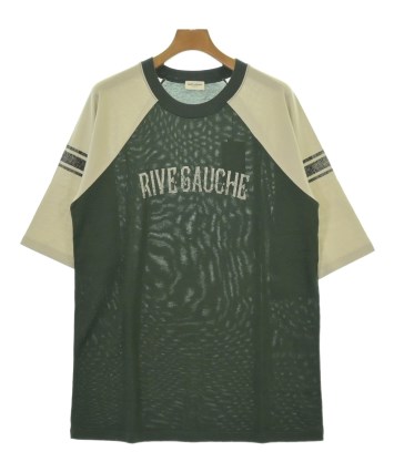 SAINT LAURENT PARIS 七分袖カットソー SAINT LAURENT PARIS（サンローランパリ）Tシャツ・カットソー 緑