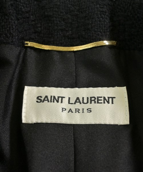 SAINT LAURENT PARIS（サンローランパリ）ノーカラージャケット 黒 サイズ:38(M位) レディース/2200701682033
