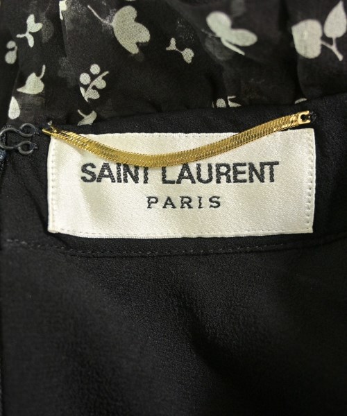 SAINT LAURENT PARIS（サンローランパリ）ワンピース 黒 サイズ:34(XS位) レディース/2200701682040