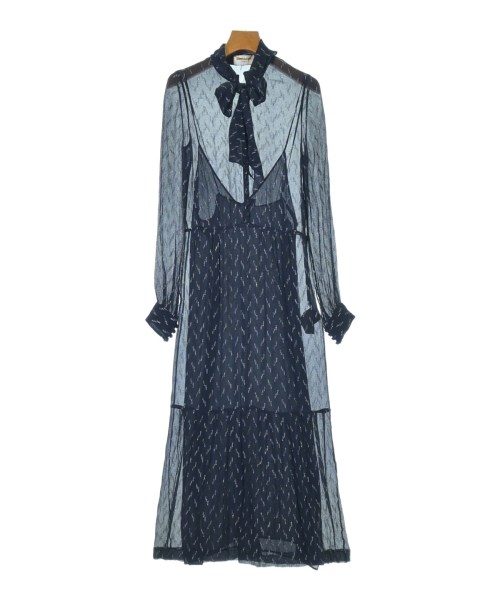SAINT LAURENT PARIS（サンローランパリ）ワンピース 紺 サイズ:34(XXS位) レディース/2200701682101