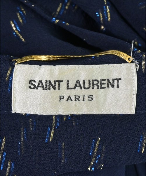 SAINT LAURENT PARIS（サンローランパリ）ワンピース 紺 サイズ:34(XXS位) レディース/2200701682101