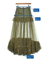 SAINT LAURENT PARIS（サンローランパリ）ロング・マキシ丈スカート 緑 サイズ:34(XXS位) レディース/2200701682149