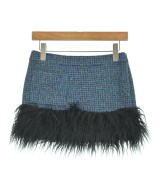 SAINT LAURENT PARIS（サンローランパリ）ミニスカート 青 サイズ:34(XS位) レディース/2200701682194