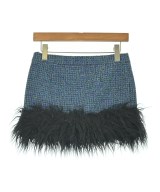 SAINT LAURENT PARIS（サンローランパリ）ミニスカート 青 サイズ:34(XS位) レディース/2200701682194