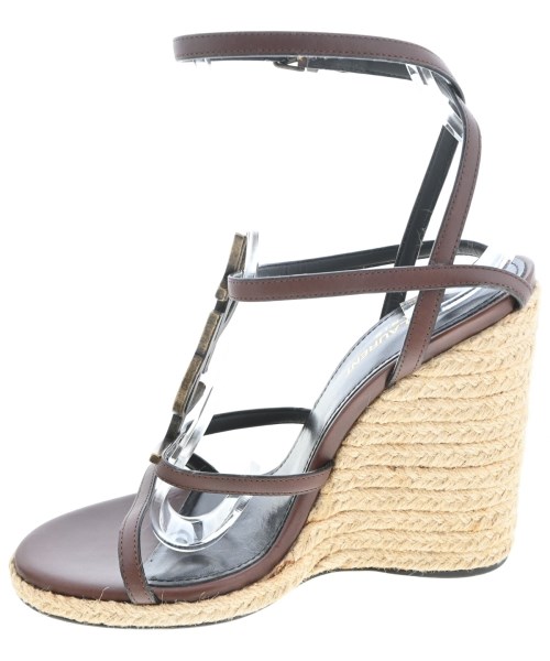 SAINT LAURENT PARIS（サンローランパリ）サンダル 茶 サイズ:EU37(23.5cm位) レディース/2200701682224