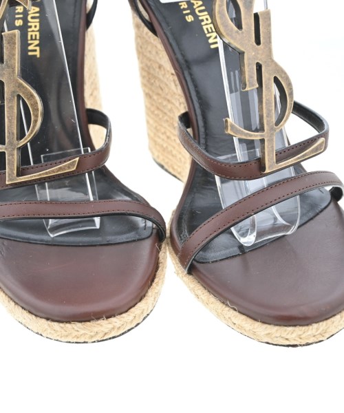 SAINT LAURENT PARIS（サンローランパリ）サンダル 茶 サイズ:EU37(23.5cm位) レディース/2200701682224