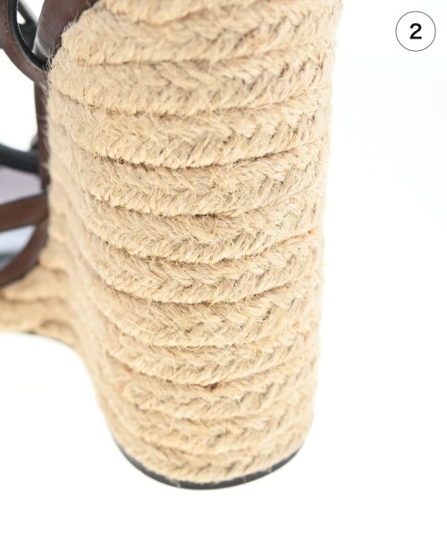 SAINT LAURENT PARIS（サンローランパリ）サンダル 茶 サイズ:EU37(23.5cm位) レディース/2200701682224