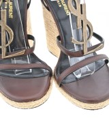 SAINT LAURENT PARIS（サンローランパリ）サンダル 茶 サイズ:EU37(23.5cm位) レディース/2200701682224