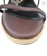 SAINT LAURENT PARIS（サンローランパリ）サンダル 茶 サイズ:EU37(23.5cm位) レディース/2200701682224