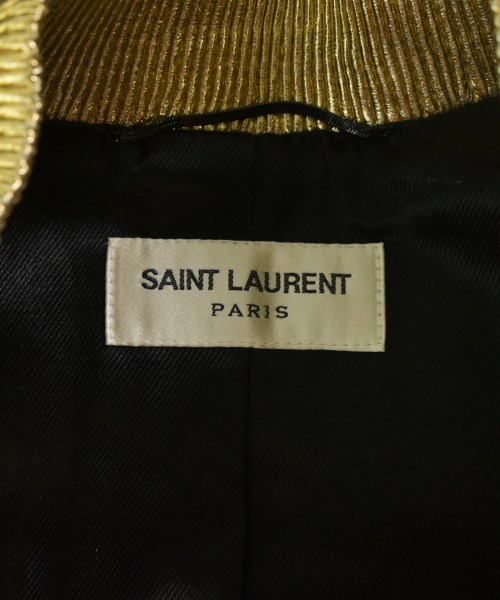 SAINT LAURENT PARIS（サンローランパリ）ブルゾン ゴールド サイズ:38(S位) レディース/2200652713015