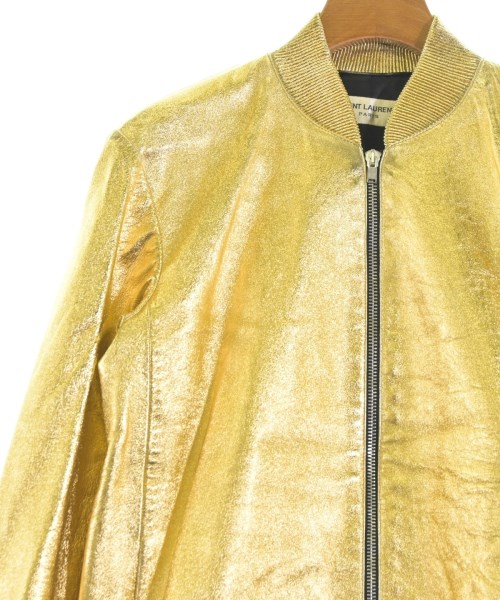 SAINT LAURENT PARIS（サンローランパリ）ブルゾン ゴールド サイズ:38(S位) レディース/2200652713015