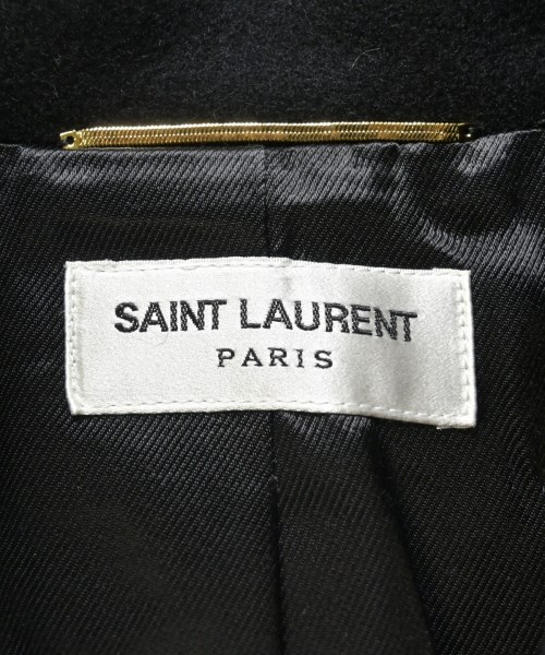 SAINT LAURENT PARIS（サンローランパリ）ピーコート 黒 サイズ:38(S位) レディース/2200655600015