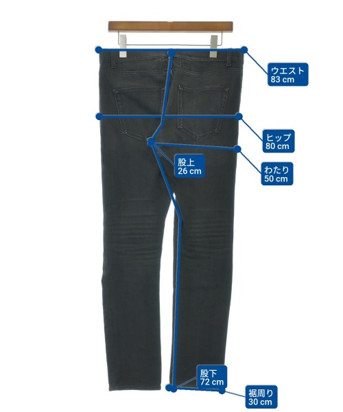 SAINT LAURENT PARIS（サンローランパリ）デニムパンツ 黒 サイズ:29(S位) メンズ/2200655738022