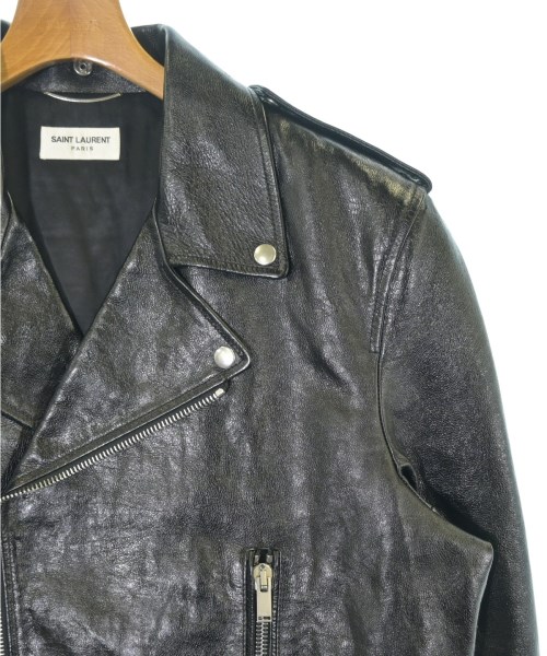 SAINT LAURENT PARIS（サンローランパリ）ライダース 黒 サイズ:54(XXL位) メンズ/2200656054015