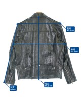 SAINT LAURENT PARIS（サンローランパリ）ライダース 黒 サイズ:54(XXL位) メンズ/2200656054015