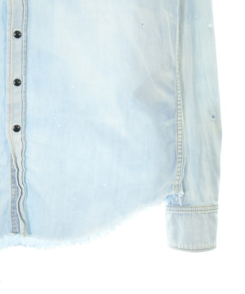 SAINT LAURENT PARIS（サンローランパリ）カジュアルシャツ 青 サイズ:L メンズ/2200651587075