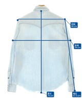 SAINT LAURENT PARIS（サンローランパリ）カジュアルシャツ 青 サイズ:L メンズ/2200651587075