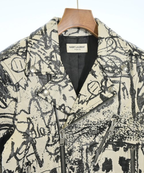 SAINT LAURENT PARIS（サンローランパリ）ライダース 白 サイズ:36(XS位) レディース/2200656247059