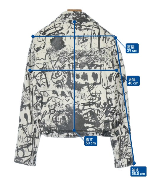 SAINT LAURENT PARIS（サンローランパリ）ライダース 白 サイズ:36(XS位) レディース/2200656247059