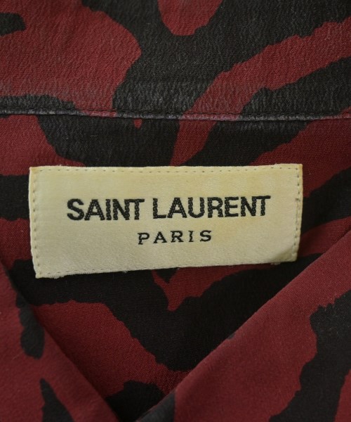SAINT LAURENT PARIS（サンローランパリ）カジュアルシャツ 赤 サイズ:41(M位) メンズ/2200656618040