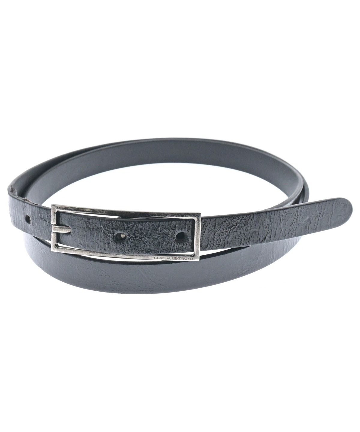 SAINT LAURENT PARIS（サンローランパリ）ベルト 黒 サイズ:- メンズ