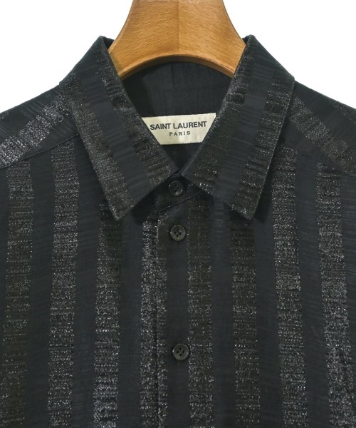 SAINT LAURENT PARIS（サンローランパリ）ブラウス 黒 サイズ:36(S位) レディース/2200652438246