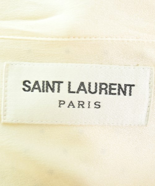 SAINT LAURENT PARIS（サンローランパリ）カジュアルシャツ ベージュ サイズ:39(M位) メンズ/2200657914073