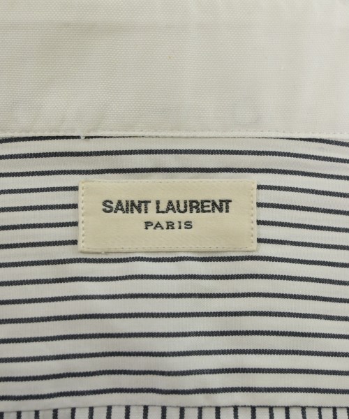 SAINT LAURENT PARIS（サンローランパリ）カジュアルシャツ 白 サイズ:38(XS位) メンズ/2200655127116