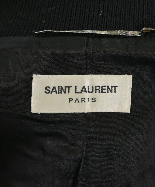 SAINT LAURENT PARIS（サンローランパリ）スタジャン 黒 サイズ:50(XL位) メンズ/2200658139055