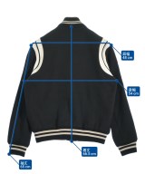 SAINT LAURENT PARIS（サンローランパリ）スタジャン 黒 サイズ:50(XL位) メンズ/2200658139055