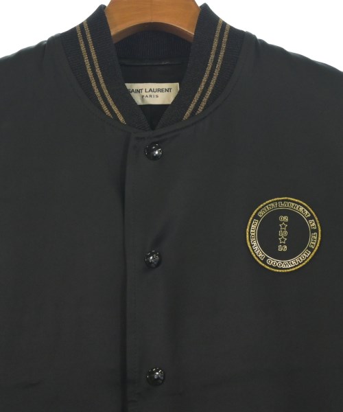 SAINT LAURENT PARIS（サンローランパリ）スタジャン 黒 サイズ:48(L位) メンズ/2200660938097