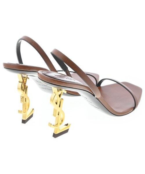 SAINT LAURENT PARIS（サンローランパリ）サンダル 茶 サイズ:EU37 1/2(24cm位) レディース/2200661352038