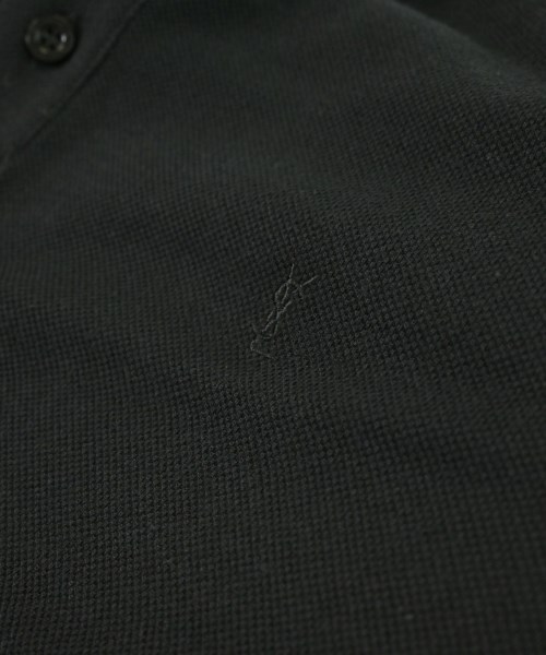 SAINT LAURENT PARIS（サンローランパリ）ポロシャツ 黒 サイズ:S メンズ/2200710588111