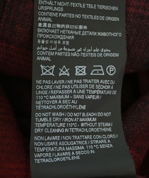 SAINT LAURENT PARIS（サンローランパリ）カジュアルシャツ 赤 サイズ:M メンズ/2200703129581