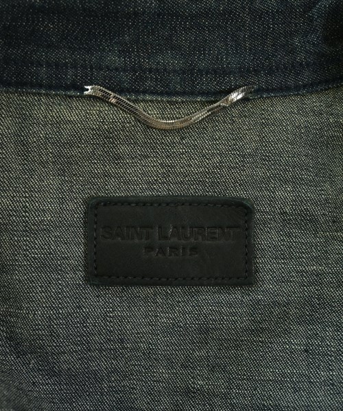 SAINT LAURENT PARIS（サンローランパリ）カジュアルシャツ 紺 サイズ:XS メンズ/2200703129673