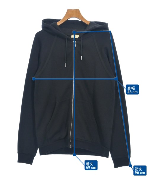 SAINT LAURENT PARIS（サンローランパリ）パーカー 黒 サイズ:M メンズ/2200710386090