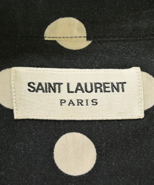 SAINT LAURENT PARIS（サンローランパリ）カジュアルシャツ 黒 サイズ:37(L位) レディース/2200711158030
