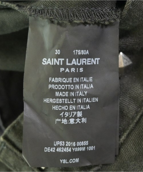 SAINT LAURENT PARIS（サンローランパリ）ショートパンツ 黒 サイズ:30(M位) メンズ/2200711219069