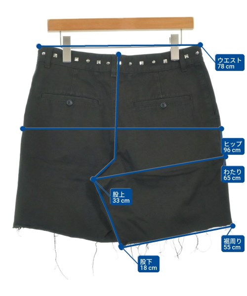 SAINT LAURENT PARIS（サンローランパリ）ショートパンツ 黒 サイズ:30(M位) メンズ/2200711219069