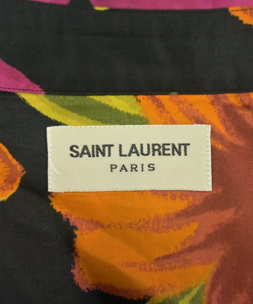 SAINT LAURENT PARIS（サンローランパリ）カジュアルシャツ 黒 サイズ:38(S位) メンズ/2200711439054