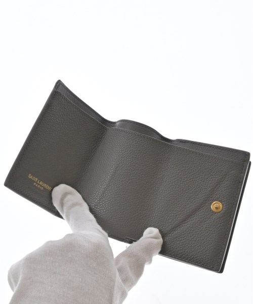 SAINT LAURENT PARIS（サンローランパリ）財布・コインケース グレー サイズ:- レディース/2200713631104