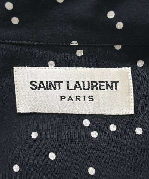 SAINT LAURENT PARIS（サンローランパリ）カジュアルシャツ 黒 サイズ:XS メンズ/2200711377066