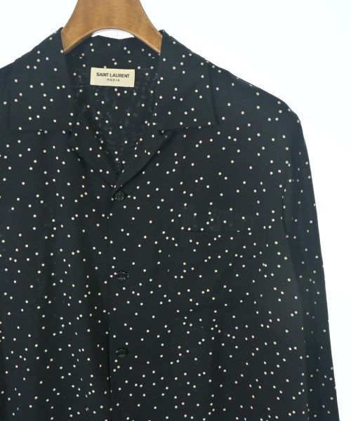 SAINT LAURENT PARIS（サンローランパリ）カジュアルシャツ 黒 サイズ:XS メンズ/2200711377066