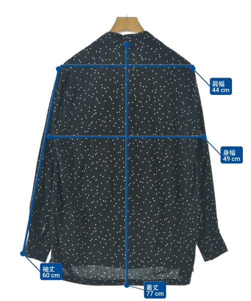 SAINT LAURENT PARIS（サンローランパリ）カジュアルシャツ 黒 サイズ:XS メンズ/2200711377066