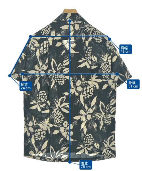 SAINT LAURENT PARIS（サンローランパリ）カジュアルシャツ 黒 サイズ:36(XS位) メンズ/2200714514123